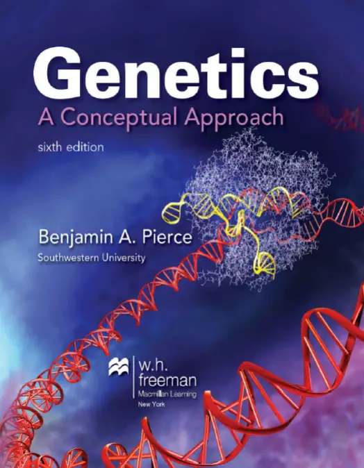 Top 3 Reference Books of Genetics Free Download Genetics A Conceptual Approach by Benjamin A. Pierce