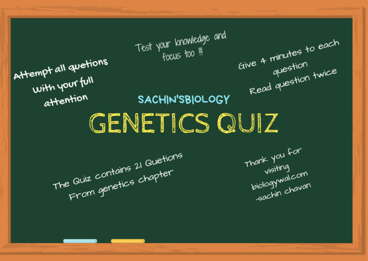 Best 21 Genetics Practice Problems Quiz ( MCQ Test)