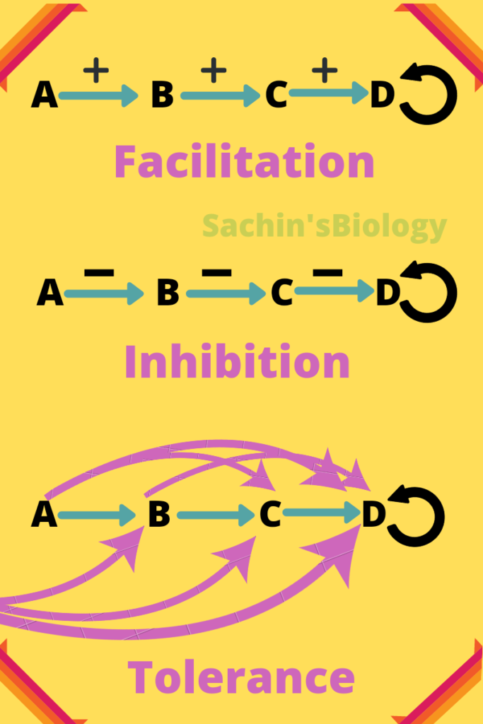 Ecological succession mechanism 3 types