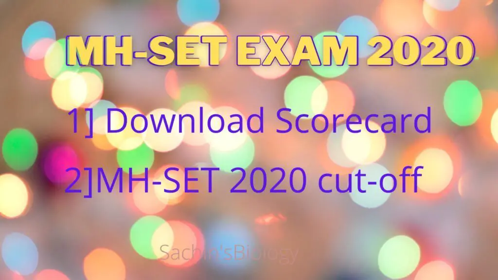 Download MH-SET Result June2020