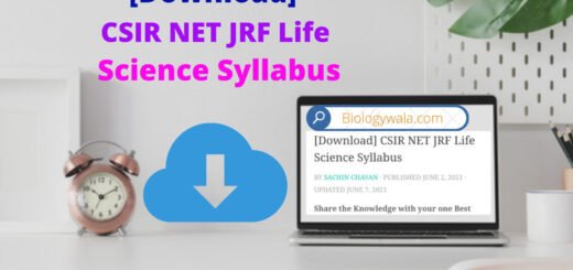 [Download] CSIR NET JRF Life Science Syllabus