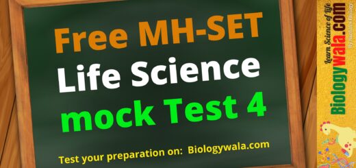 Free MH-SET Life Science online mock Test 4 3 MH-SET Life Science online mock test