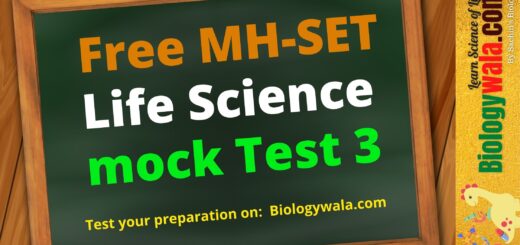Free MH-SET Life Science online mock Test 3 11 Free MH-SET Life Science online mock Test 3
