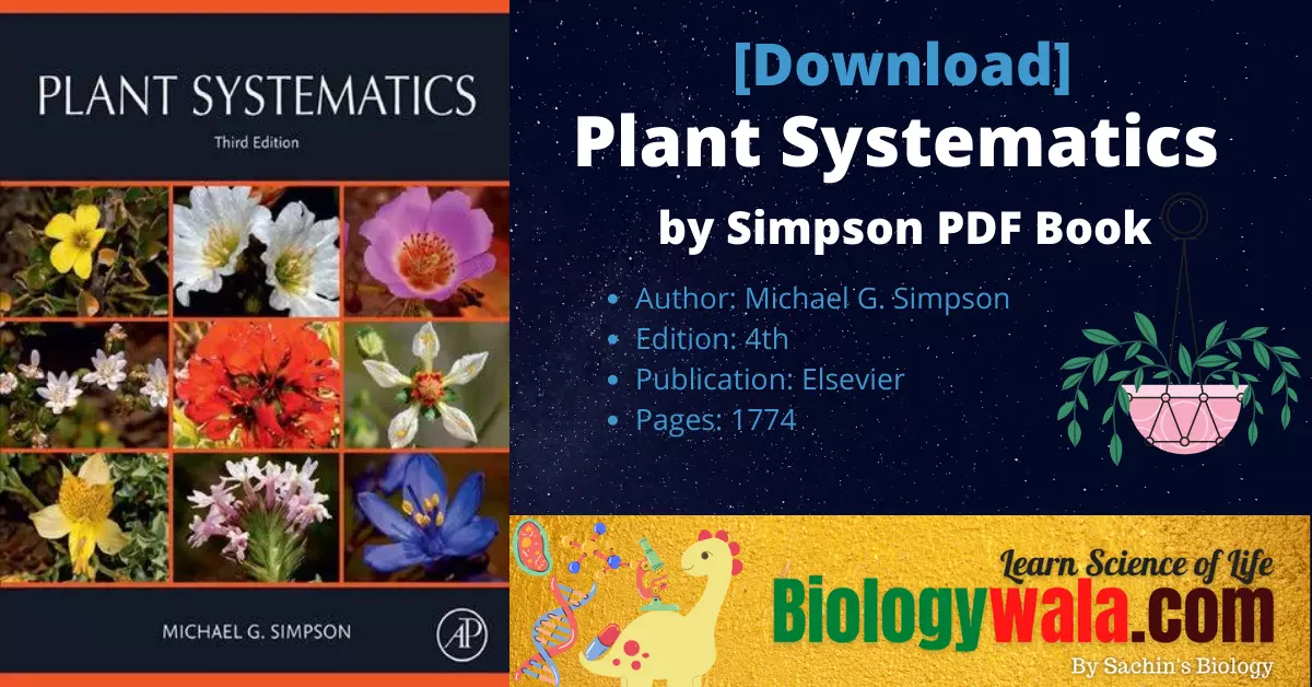 [Downlaod] Plant Systematics by Simpson PDF Book 3rd edition