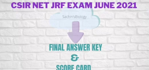 DOWNLOAD CSIR NET JRF RESULT JUNE 2021: NTA Scorecard Final Answer Key