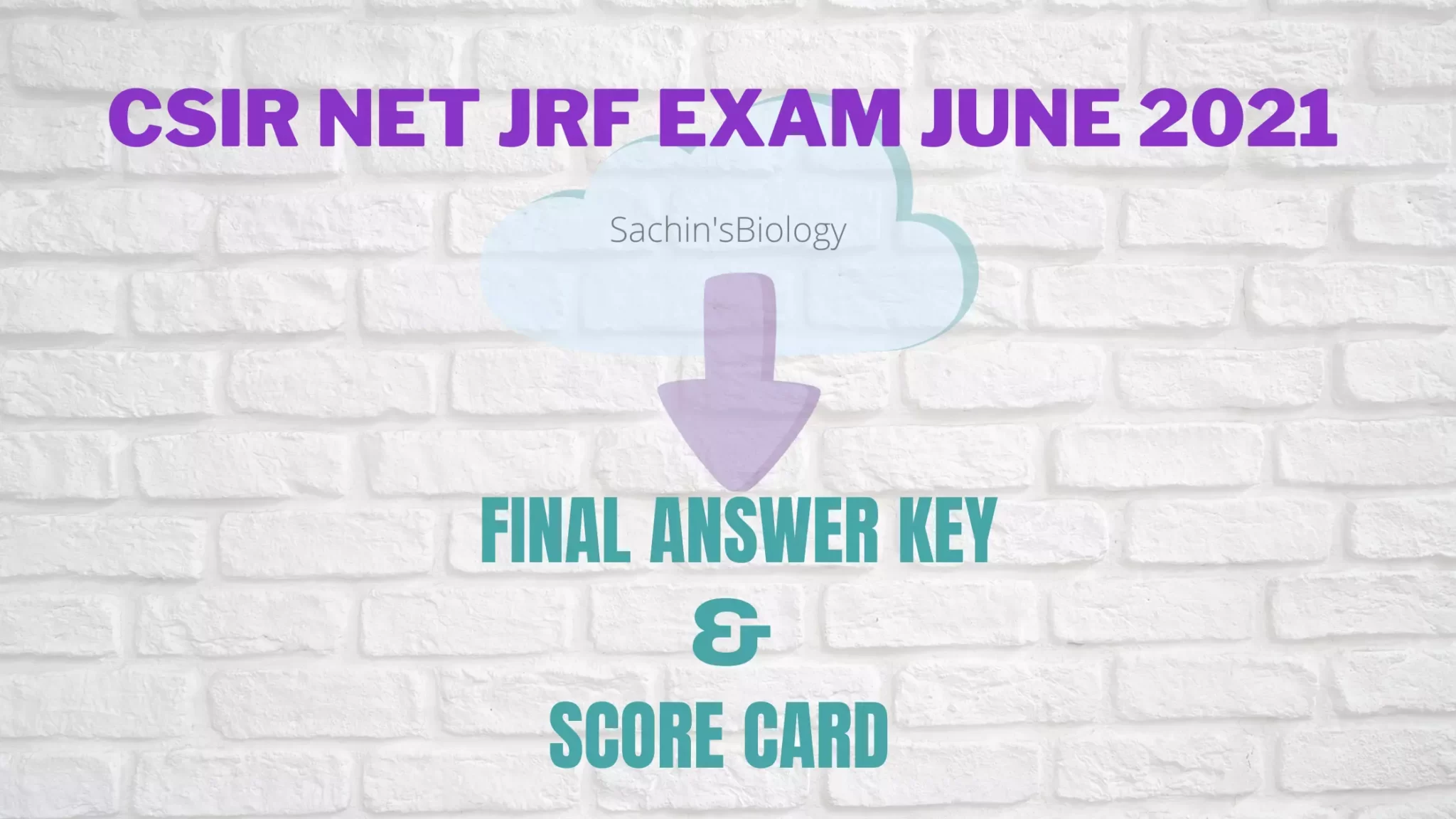 DOWNLOAD CSIR NET JRF RESULT JUNE 2021: NTA Scorecard Final Answer Key