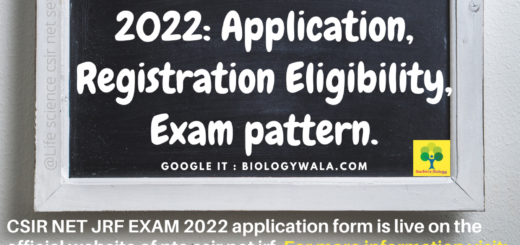 CSIR NET JRF EXAM 2022: Application, Registration Eligibility, Exam pattern.