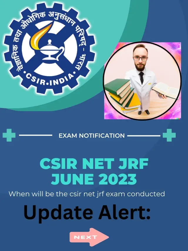 CSIR NET 2022 Dec & 2023 June exams merged, to be held in May-June 2023. The official notification on the official website very soon.