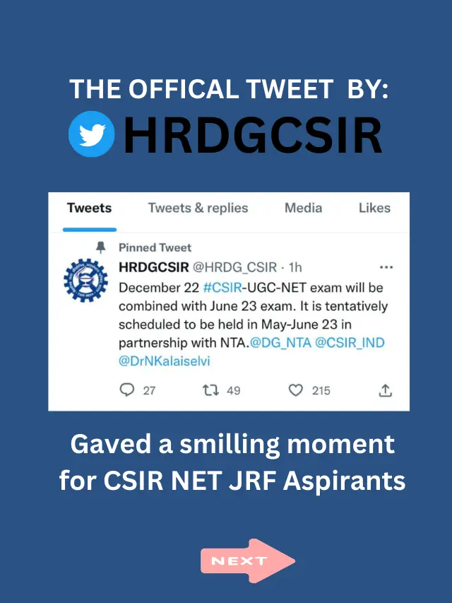 4. Update Alert CSIR NET 2022 and 2023