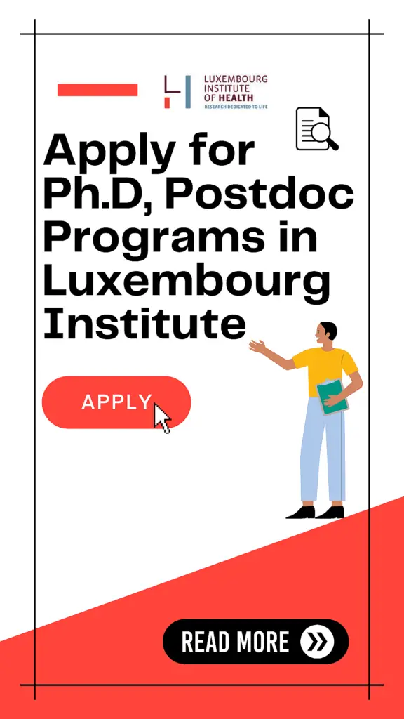phd fellowship in luxembourg