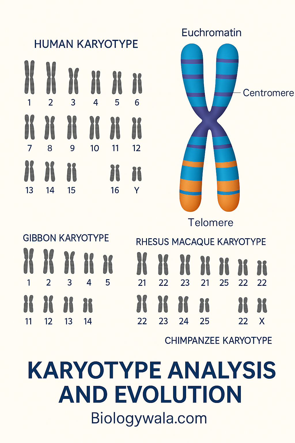 Karyotype Analysis and Evolution 1 Karyotype Analysis and Evolution